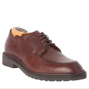 Alden Mocc Toe Blucher Brow w/ rubber sole- new!
